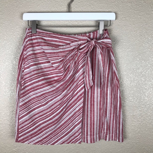 bp Dresses & Skirts - *MOVING SALE* BP Red and White Striped Skirt